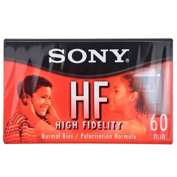 Sony HF High Fidelity 60 Minute Audio Cassette Tape Lot Of 7 New Sealed C-60HFL - Picture 2 of 5